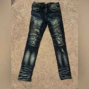 Tucson Moto Skinny Stretch Jeans